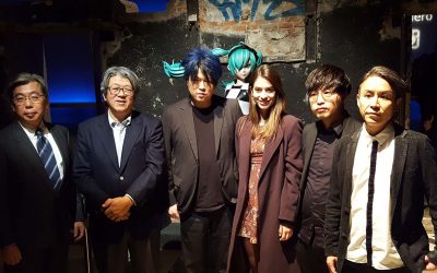 Alejandra Meco asiste a “The End” la ópera virtual del compositor japonés Keiichiro Shibuya